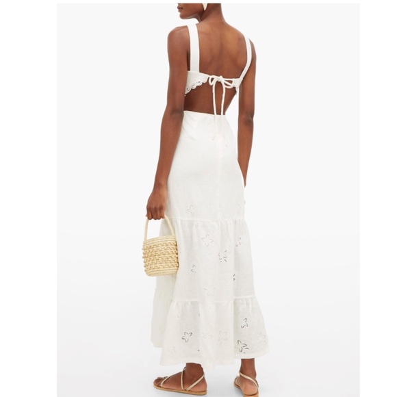 SIR the label Dresses & Skirts - 🌴 New SIR the Label Alena Broderie Anglaise Linen Maxi Dress | US Size 6 🌴